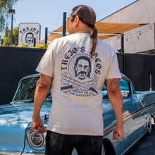 Load image into Gallery viewer, Beige T-Shirt with Machete Logo