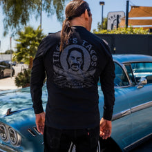 Load image into Gallery viewer, Black Machete Longsleeve Shirt with Machete Logo (X-SMALL ONLY)