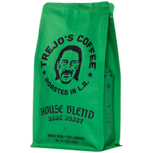 Load image into Gallery viewer, Trejo's House Blend Whole Bean Coffee - Dark Roast