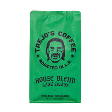 Load image into Gallery viewer, Trejo's House Blend Whole Bean Coffee - Dark Roast