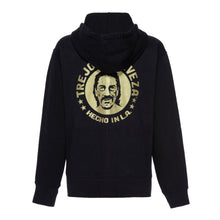 Load image into Gallery viewer, Black Zip-Up Hoodie (Trejo's Cerveza)