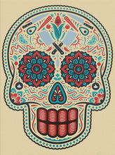 Load image into Gallery viewer, Sugar Skull by Ernesto Yerena Original Screenprint Signed and Numbered