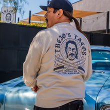 Load image into Gallery viewer, Beige Crewneck Pullover with Machete Logo
