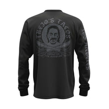 Load image into Gallery viewer, Black Machete Longsleeve Shirt with Machete Logo
