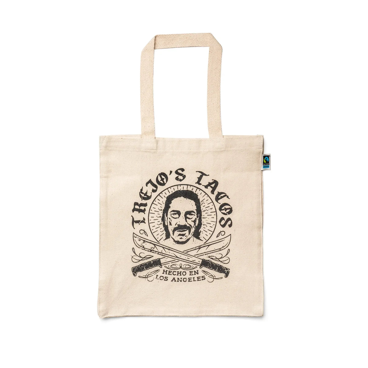 Trejo's Tacos Natural Canvas Tote with Machete Logo