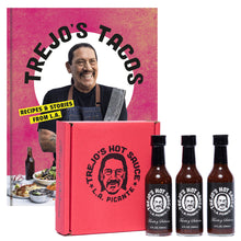 Load image into Gallery viewer, Signed Cookbook and Original Hot Sauce Bundle
