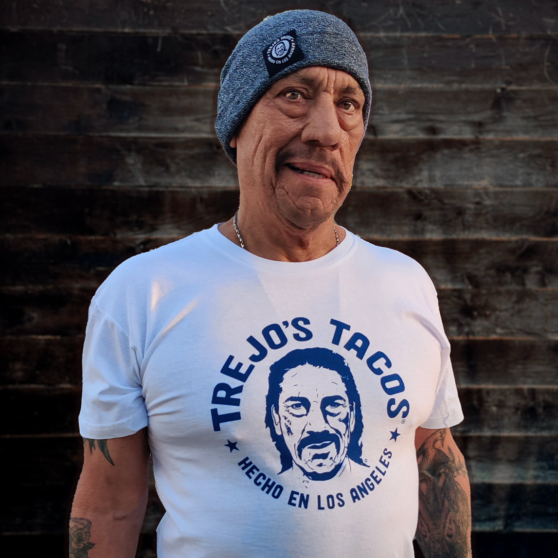 Trejo's Cerveza Solid White T-shirt - Trejo's Tacos.