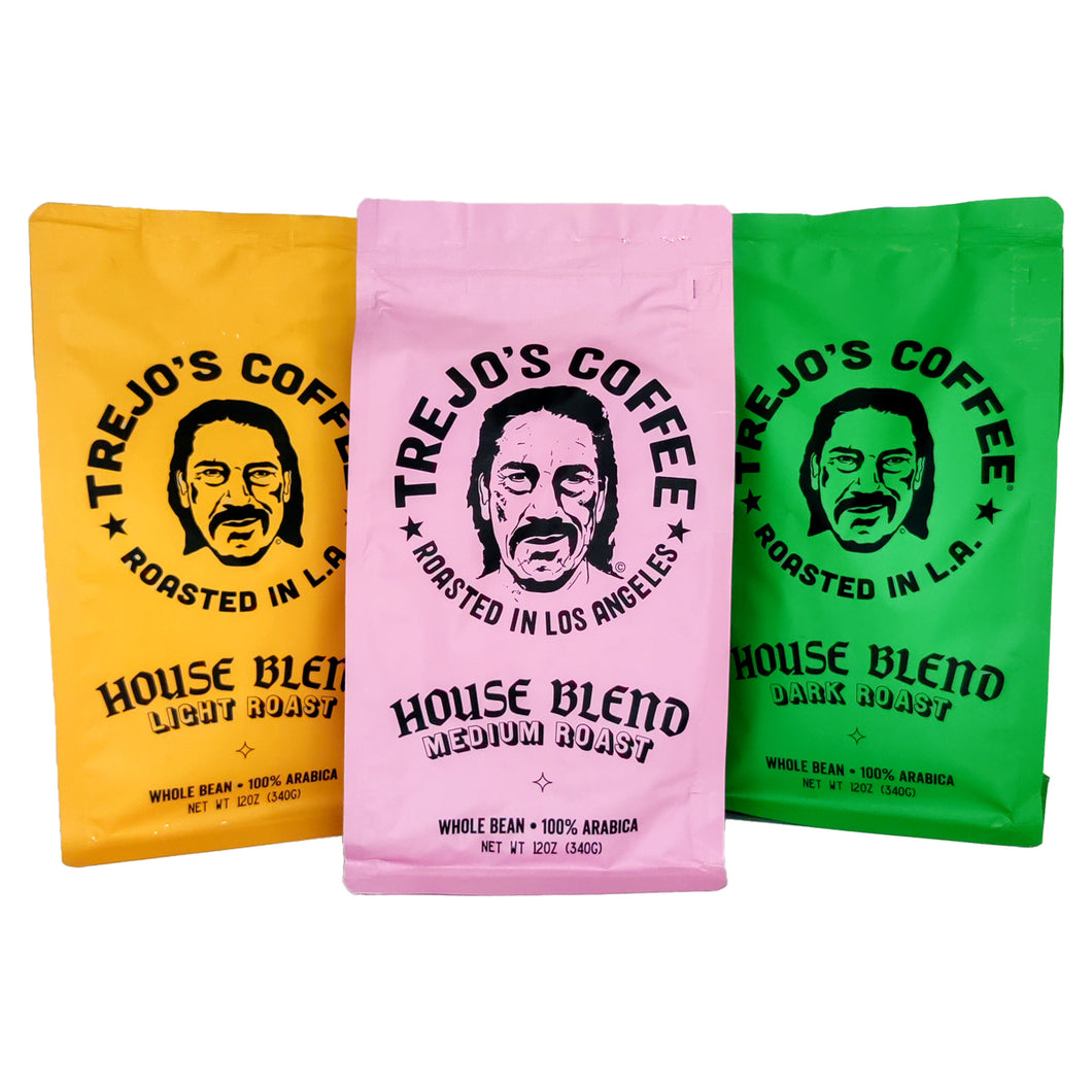 Trejo's House Blend Whole Bean Coffee 3-Pack