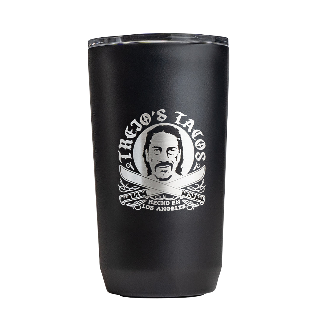 Trejo's Tacos Insulated Coffee Tumbler with Machete Logo