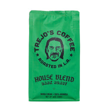 Load image into Gallery viewer, Trejo&#39;s House Blend Whole Bean Coffee - Dark Roast
