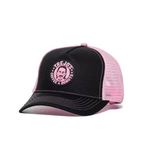 Load image into Gallery viewer, Black/Pink Trucker Hat
